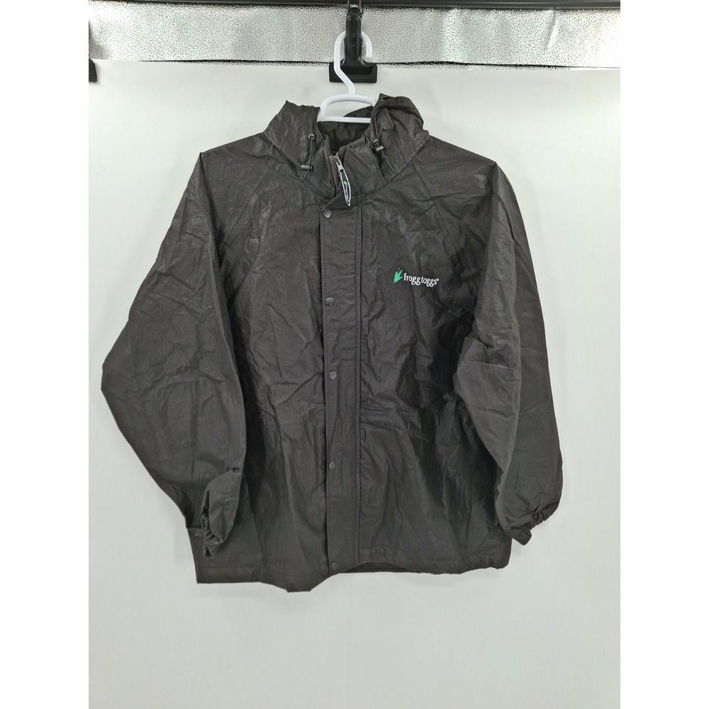 Frogg Toggs Rain Jacket‎ Waterproof Size Medium Black
